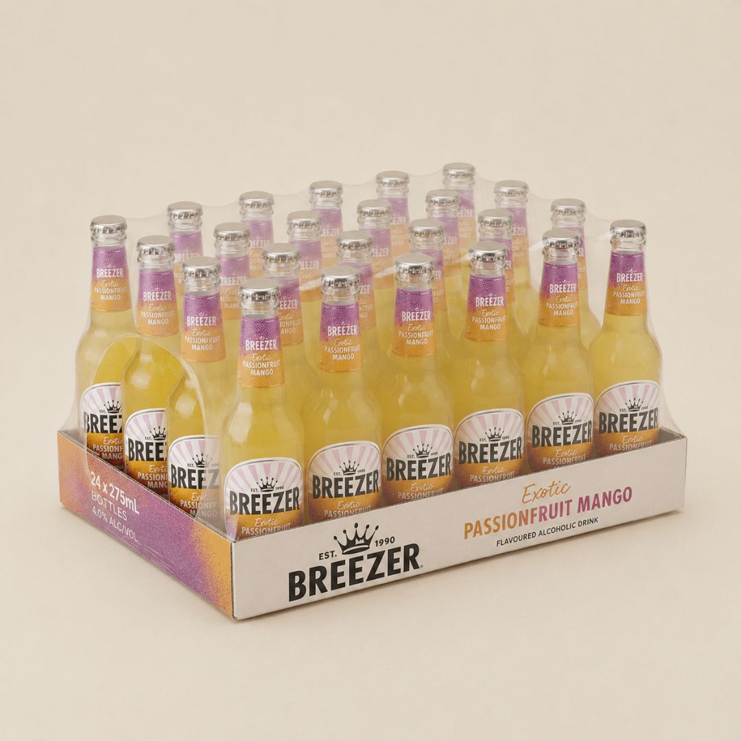 Breezer Passionfruit Mango – 24 flasker