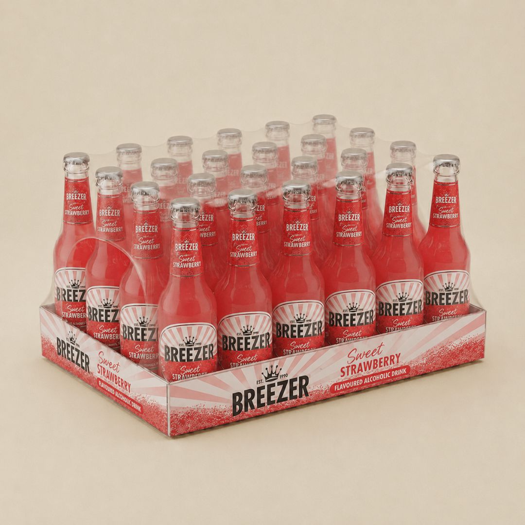 Breezer Strawberry – 24 flasker