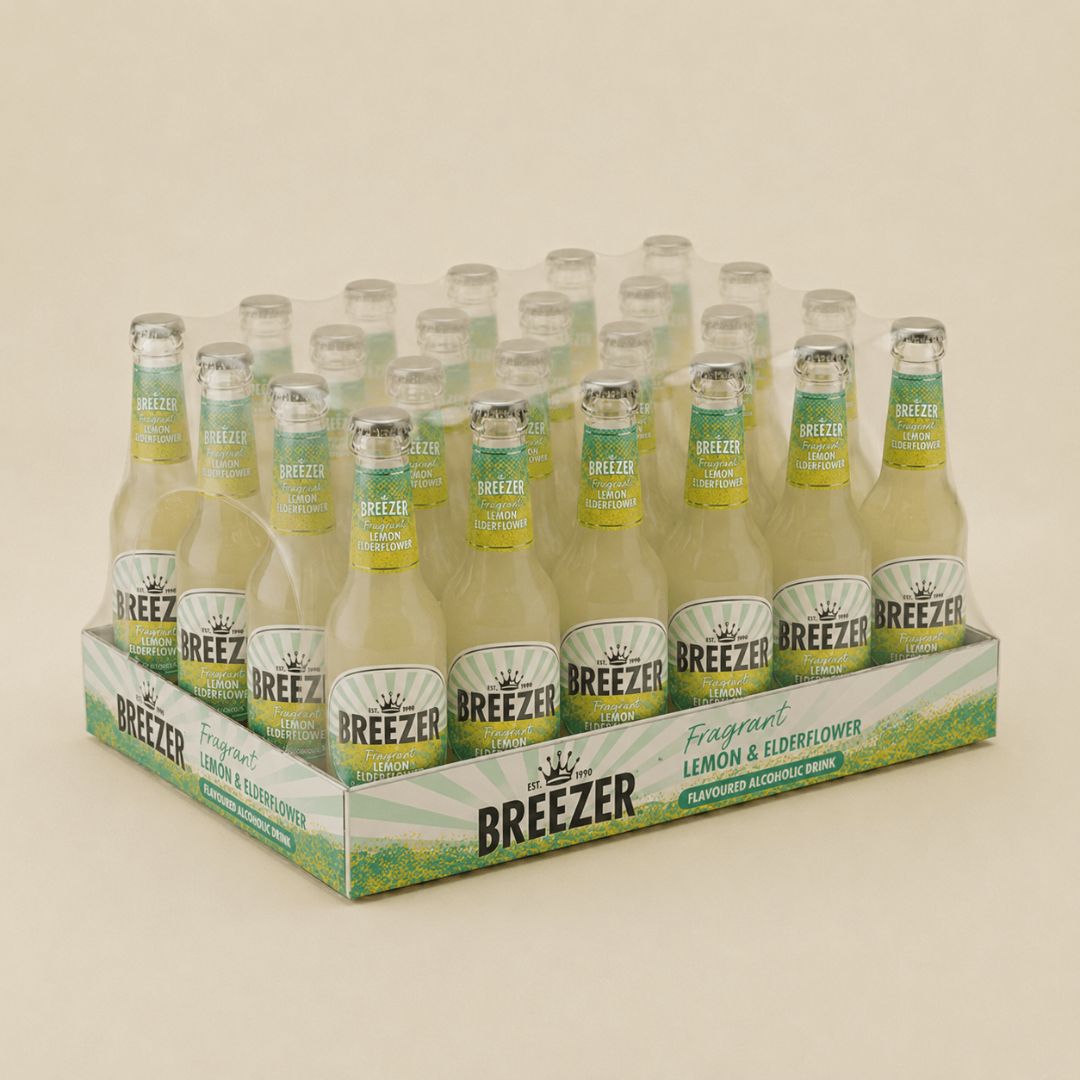 Breezer Lemon & Elderflower – 24 flasker