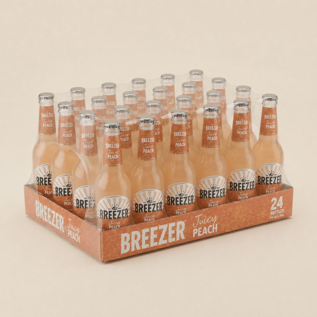Breezer Peach – 24 flasker