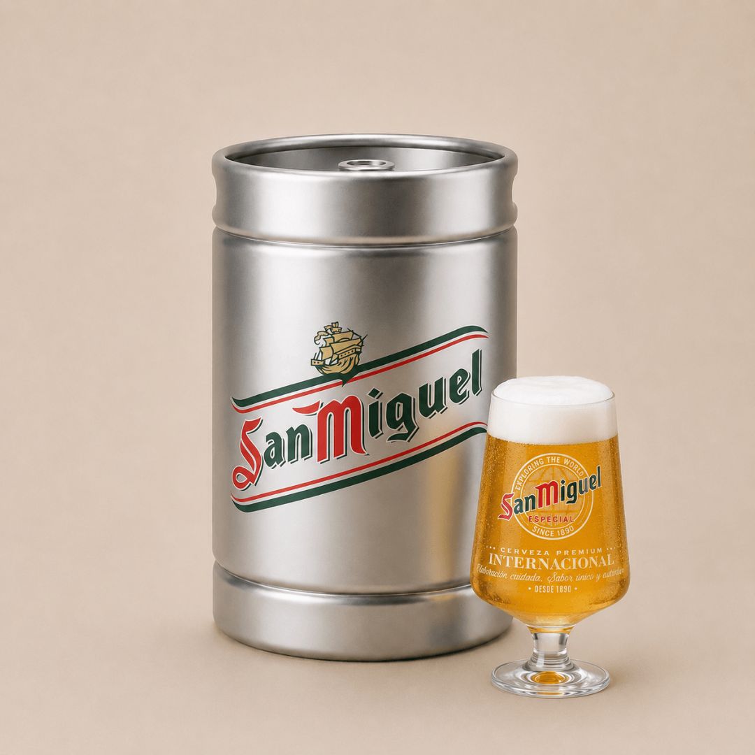 San Miguel – 30 l fustage
