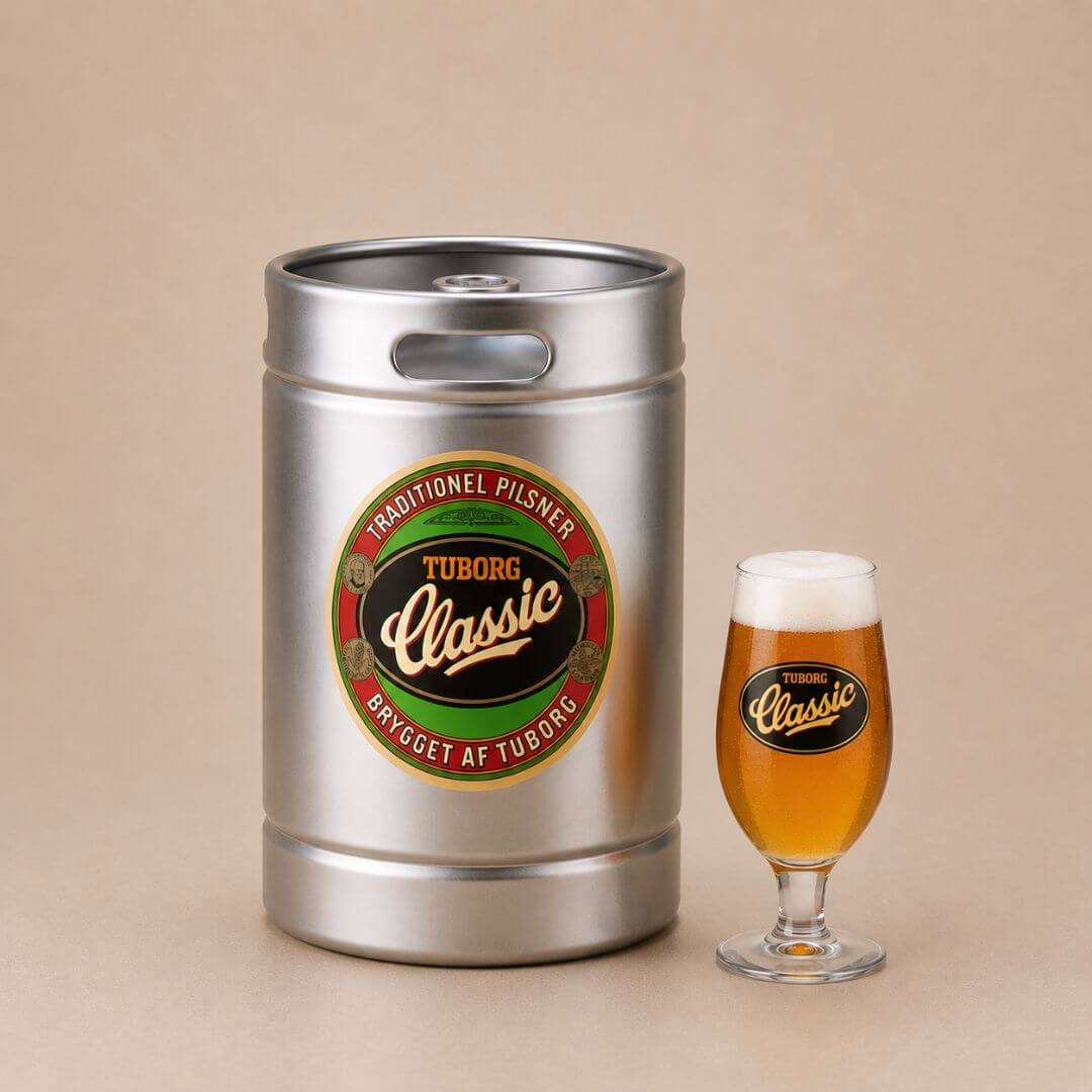 Tuborg Classic – 25 l fustage